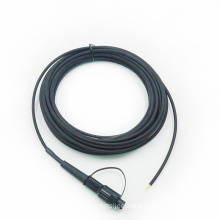 Manufacturing IP67 G657A2 mini fiber optic pigtail cable 30M with new waterproof sc apc connector